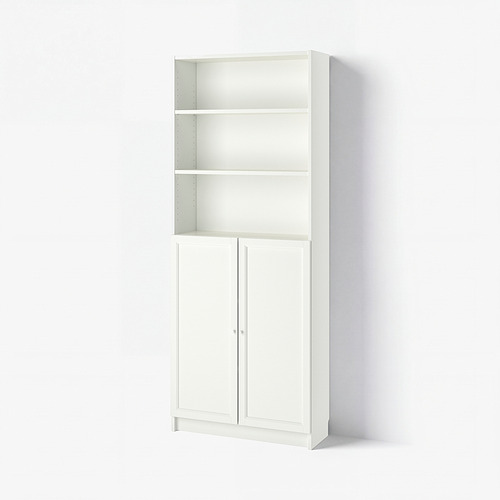 BILLY/OXBERG bookcase with doors