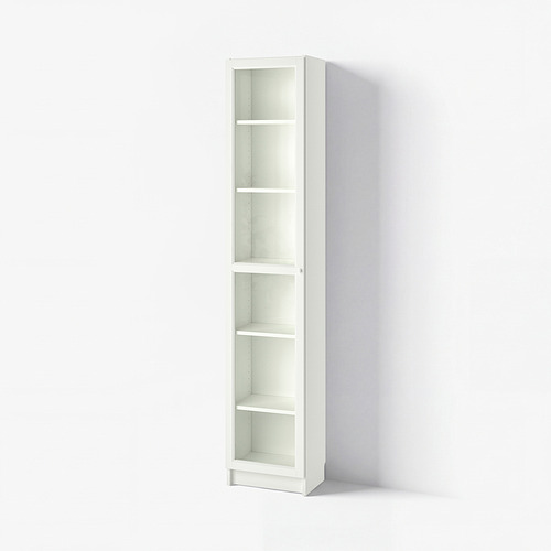 BILLY/OXBERG bookcase with glass door