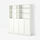 BILLY/OXBERG bookcase with panel/glass doors