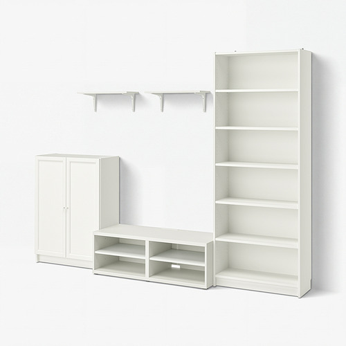 BILLY/BESTÅ TV storage combination
