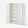 BILLY/HÖGBO bookcase combination w glass doors