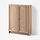 BILLY/OXBERG bookcase with doors