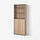 BILLY/OXBERG bookcase with doors