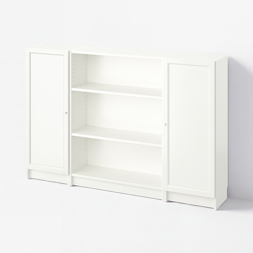 BILLY/OXBERG bookcase combination with doors