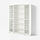 BILLY/OXBERG bookcase combination w glass doors
