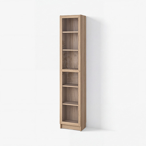 BILLY/OXBERG bookcase with glass door
