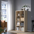 KALLAX - unit rak, efek kayu oak diwarnai putih, 77x147 cm | IKEA Indonesia - PE866911_S2
