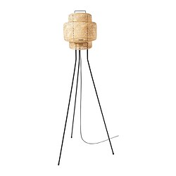 SINNERLIG - Lampu lantai, bambu/buatan tangan