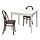 IDANÄS/SKOGSBO - table and 2 chairs, white/dark brown, 51/86x96 cm | IKEA Indonesia - PE905923_S1