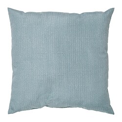 PROFETBLOMMA - Cushion, grey-blue, 40x40 cm