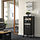 BEKANT - unit penyimpanan dg roda, jaring/hitam, 41x101 cm | IKEA Indonesia - PE938130_S1