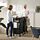 BEKANT - unit penyimpanan dg roda, jaring/hitam, 41x101 cm | IKEA Indonesia - PE938132_S1