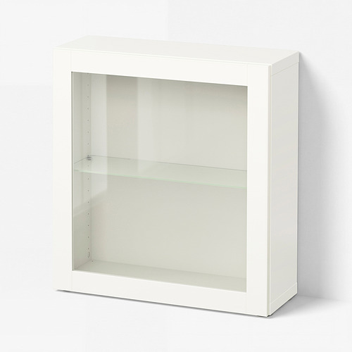 BESTÅ unit rak dengan pintu kaca