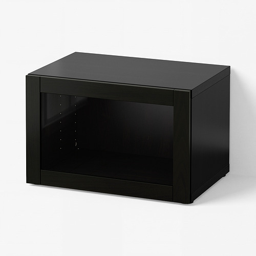BESTÅ unit rak dengan pintu kaca