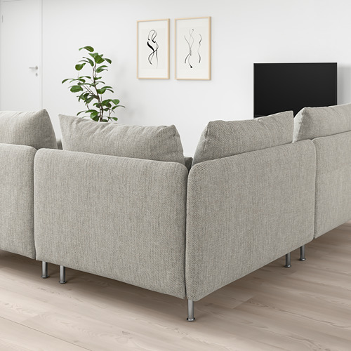 SÖDERHAMN sofa sudut, 3 dudukan