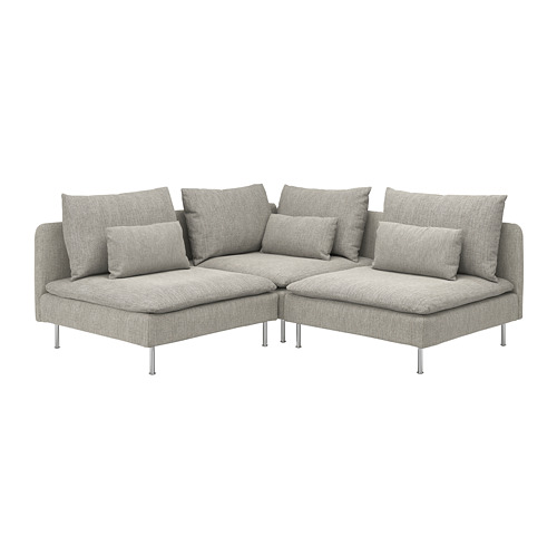SÖDERHAMN sofa sudut, 3 dudukan