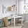 TROFAST - storage combination with box/trays, light white stained pine turquoise/white, 32x44x53 cm | IKEA Indonesia - PE867131_S1