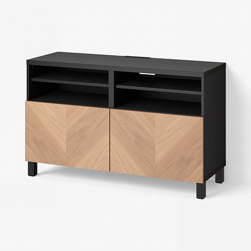 BESTÅ meja TV dengan pintu