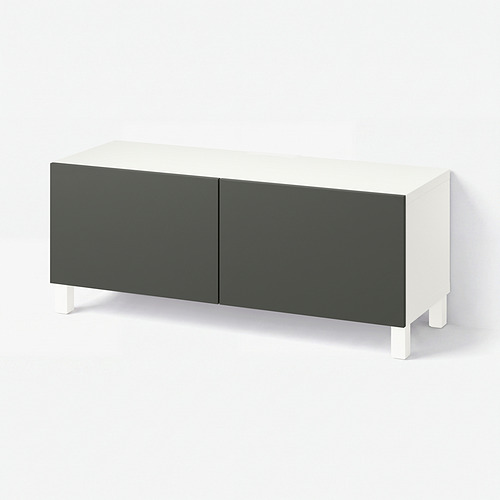 BESTÅ TV bench with doors