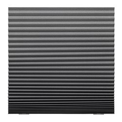 SCHOTTIS - Block-out pleated blind, dark grey, 100x190 cm