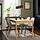 NORDMANSSKÄR/TONSTAD table and 4 chairs