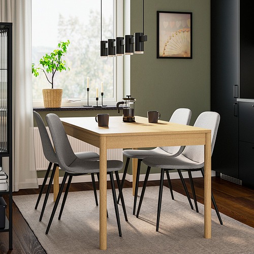 NORDMANSSKÄR/TONSTAD table and 4 chairs