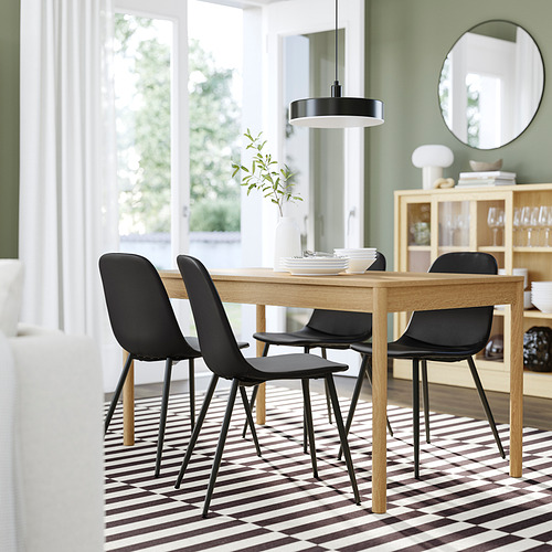 NORDMANSSKÄR/TONSTAD table and 4 chairs