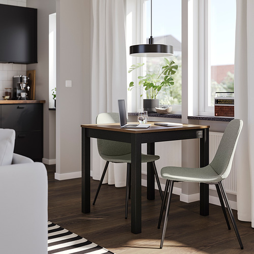 NORDMANSSKÄR/ÅLHULT table and 2 chairs