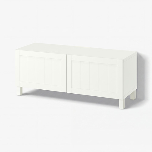 BESTÅ TV bench with doors