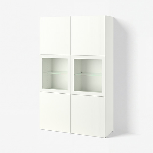 BESTÅ storage combination w glass doors