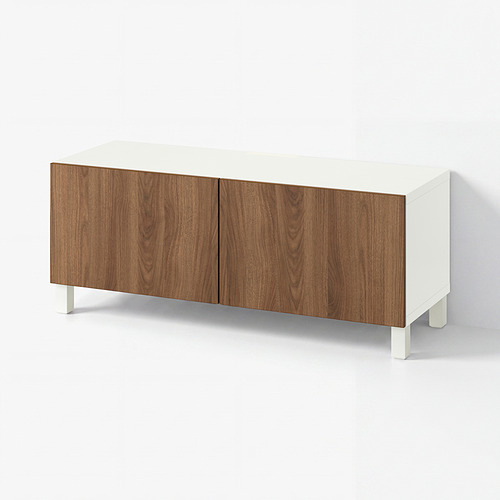 BESTÅ TV bench with doors