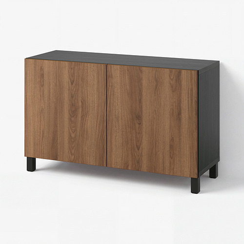 BESTÅ lemari penyimpanan berlapis + pintu