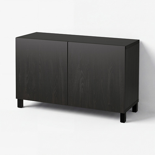 BESTÅ lemari penyimpanan berlapis + pintu
