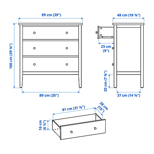 GULLABERG Measurement Illustration