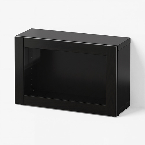 BESTÅ unit rak dengan pintu kaca