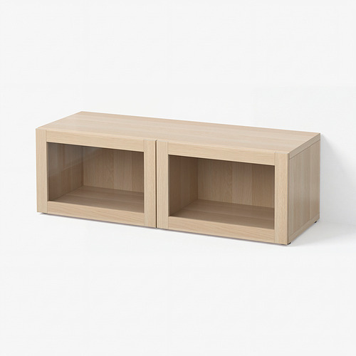 BESTÅ shelf unit with glass doors