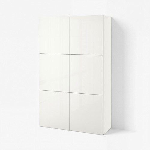 BESTÅ lemari penyimpanan berlapis + pintu