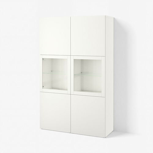 BESTÅ storage combination w glass doors