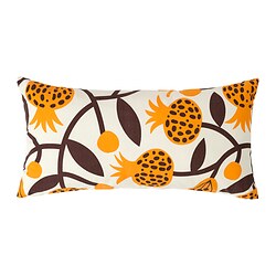 FÖSSTA - Cushion cover, orange pomegranate, 40x65 cm