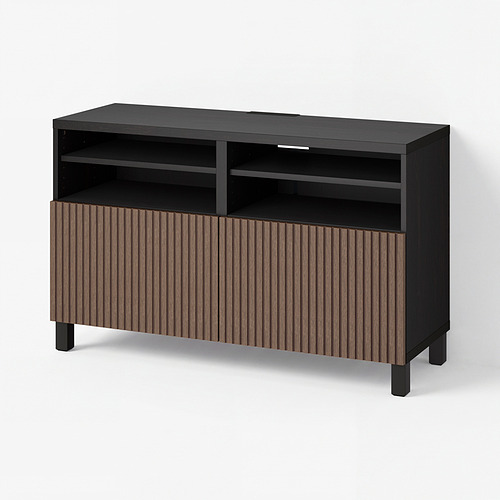 BESTÅ TV bench with doors