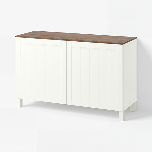 BESTÅ lemari penyimpanan berlapis + pintu