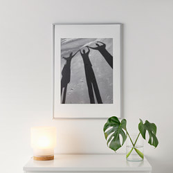LOMVIKEN - Bingkai, aluminium, 50x70 cm