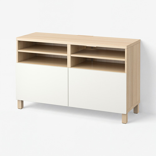 BESTÅ meja TV dengan pintu