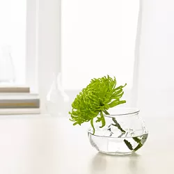 VILJESTARK - Vas, kaca bening, 8 cm