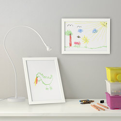 FISKBO - Frame, white, 21x30 cm