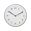 SYKOMORLÖNN - Wall clock, white/blue, 30 cm