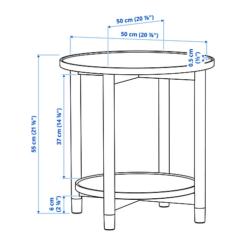 VALNÄS Measurement Illustration