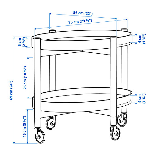 VALNÄS Measurement Illustration