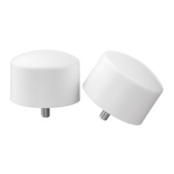 RAFFIG - Finials, 1 pair, white