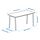 MITTZON - conference table, birch veneer/white, 120x68x75 cm | IKEA Indonesia - PE938388_S1
